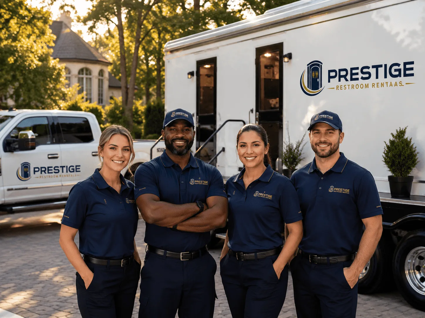 Trusted Luxury Portable Restrooms company in Rock, WV